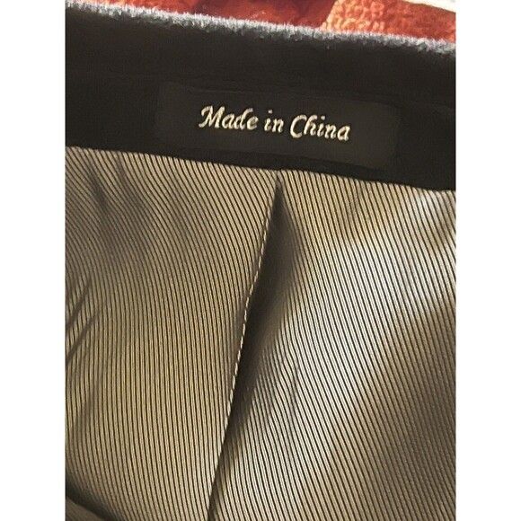 Chap’s Mens Black Two Button Sports Coat Blazer Silk Wool Cashmere Blend 42R - Picture 5 of 9